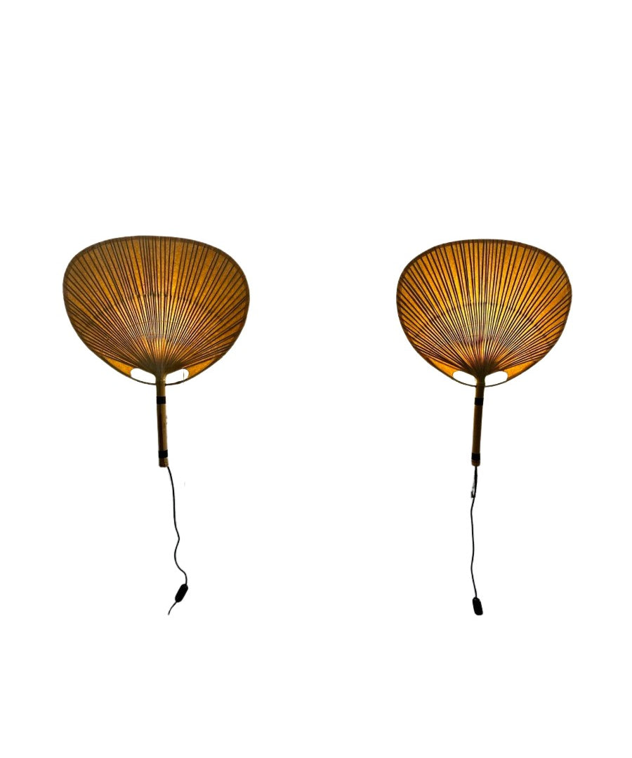 Set_of_2_Ingo_Maurer_Uchiwa_III_wall_Lamps,_M-Design_1973