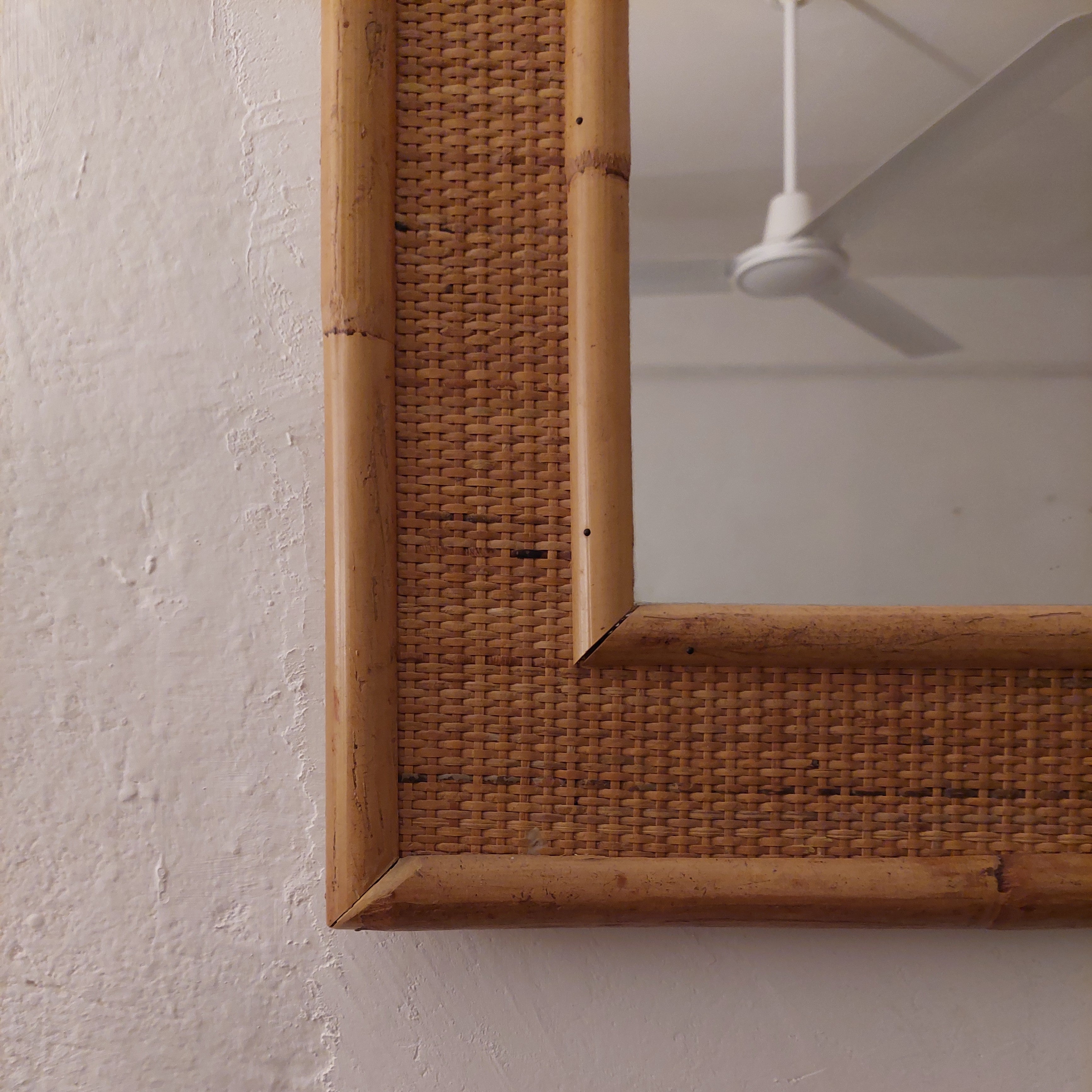Italian_70's_Bamboo_and_Cane__Rectangular_Wall_Mirror_made_by_Dal_Vera