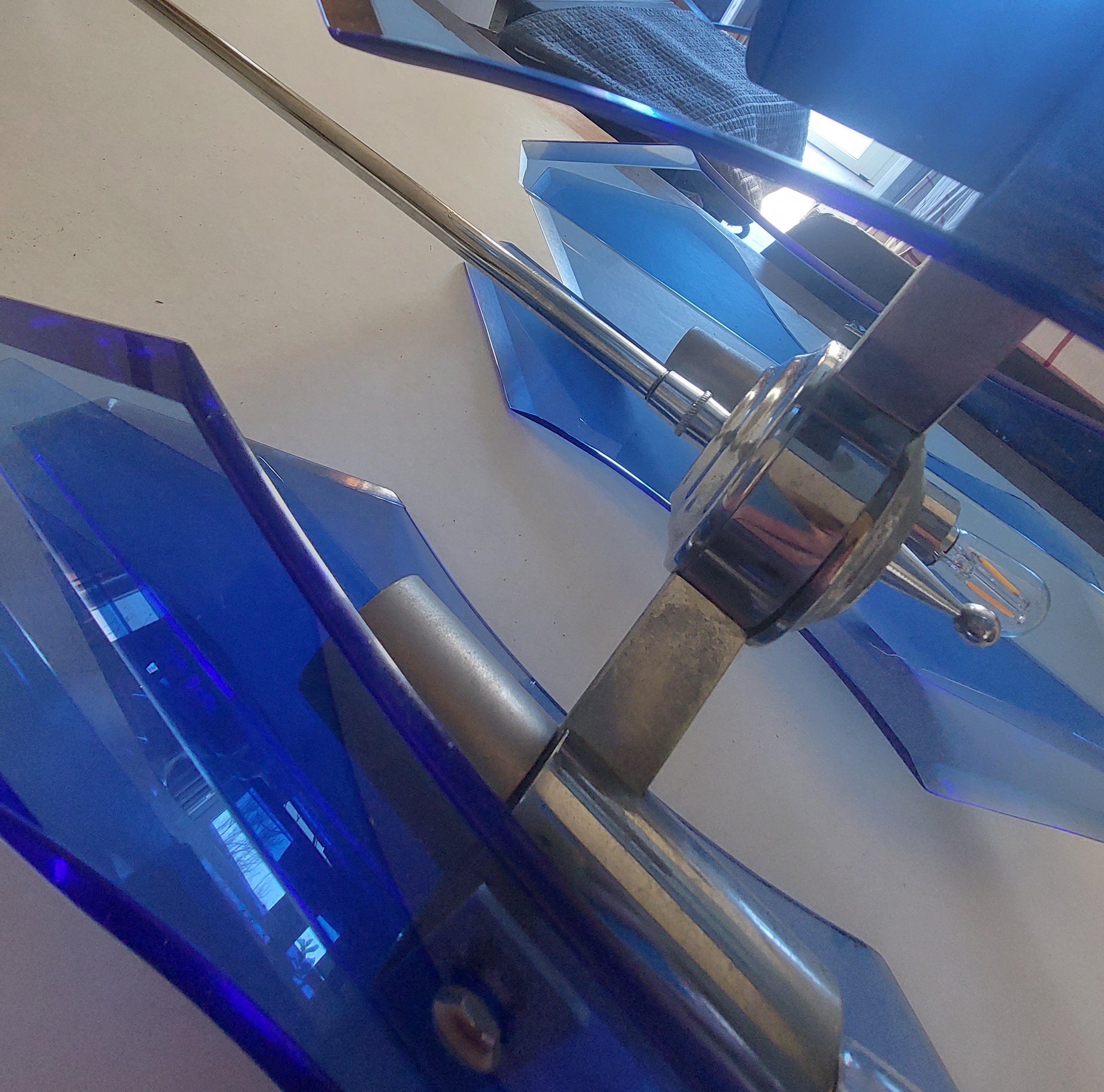 Italian_Blue__Pendant_Lamp_by_Veca.