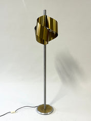 Brushed_Steel_and_Brass_Floor_Lamp,_Mid_Century_Modern,_1970s,_Italy