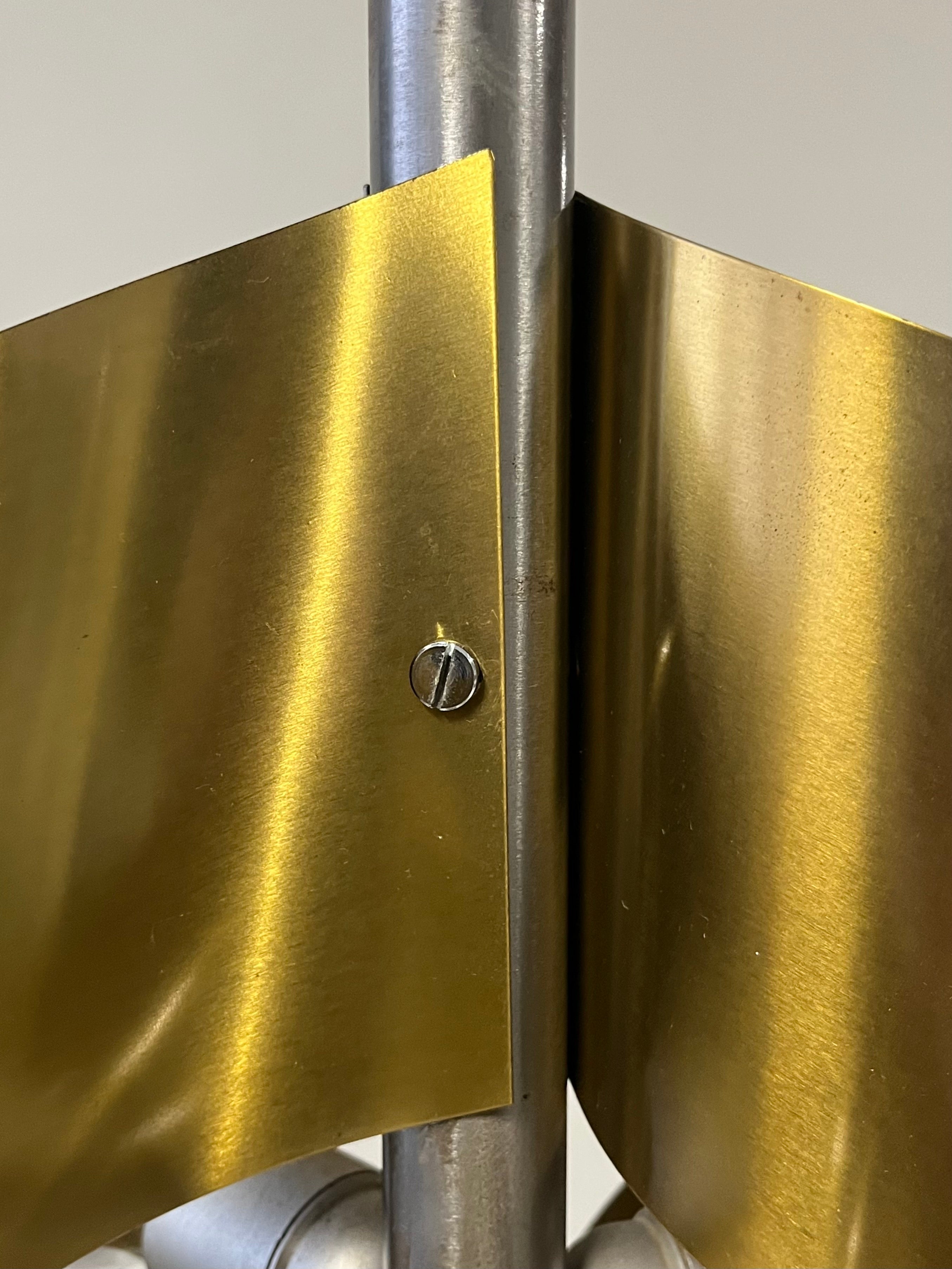 Brushed_Steel_and_Brass_Floor_Lamp,_Mid_Century_Modern,_1970s,_Italy