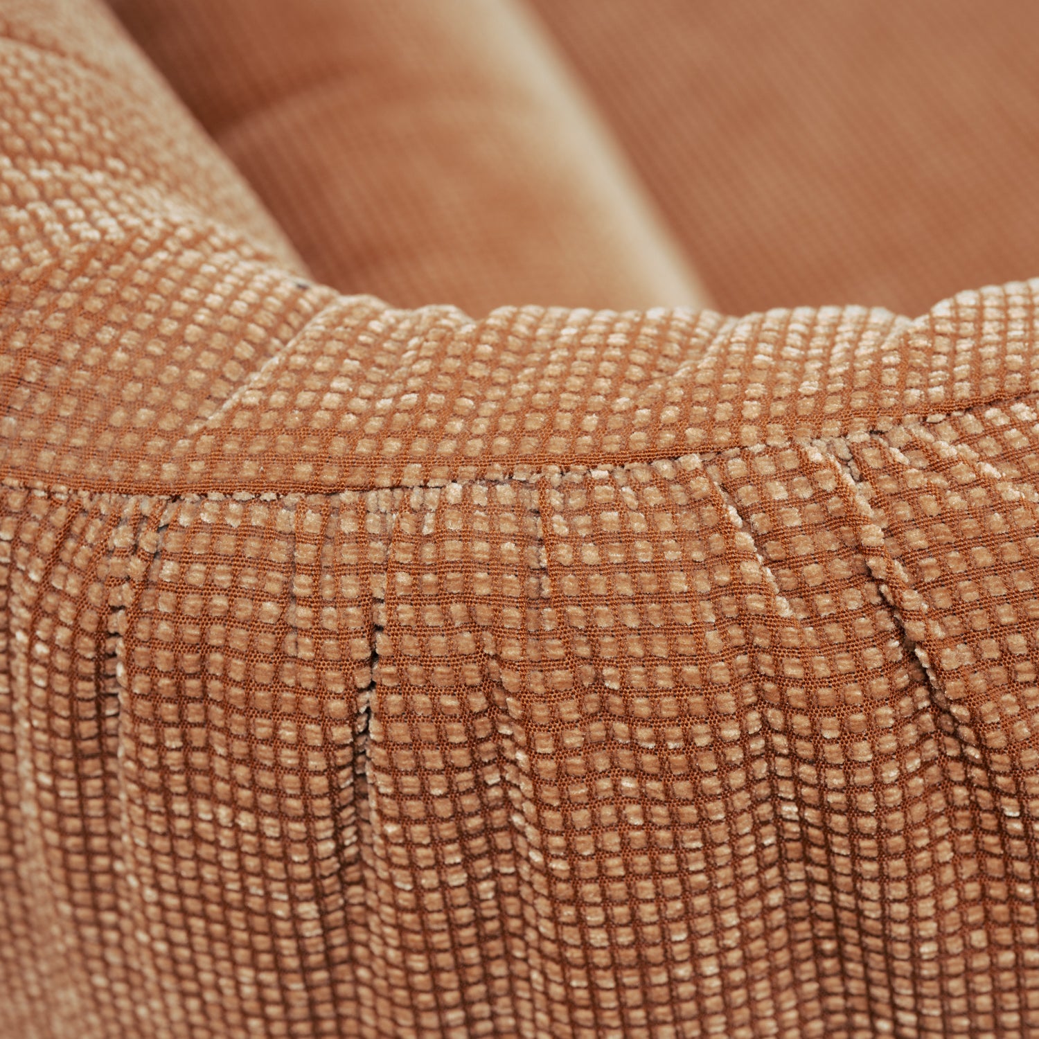 Vico_Magistretti_Portovenere_3_Seater_Sofa_for_Cassina,_Peach_Upholstery,_Italy,_1982