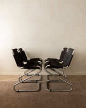 Set_of_4_Italian_Cantilever_Dining_Chairs_in_Brown_Cowhide_and_Chrome,_1970s