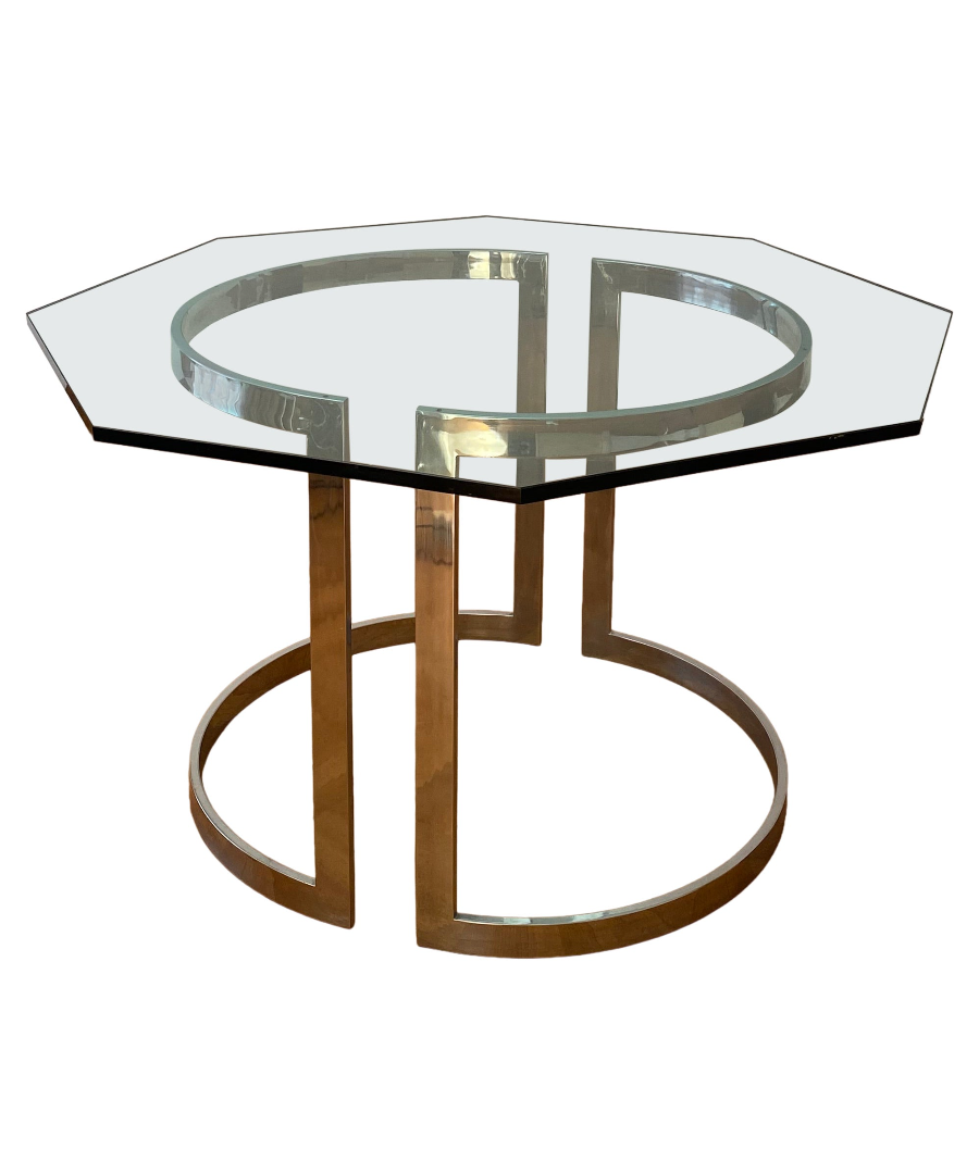 Italian_Chrome_and_Glass_Dining_Table_by_Vittorio_Introini_for_Saporiti_Italia,_1970s