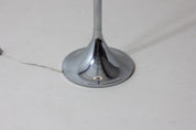 Vintage_Italian_Chrome_Floor_Lamp_Attributed_to_Guzzini,_1970s_Space_Age_White_Dome_Lamp