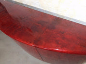Convex_Sideboard_by_Aldo_Tura_in_Parchment_Lacquered_Finish,_Italy_circa_1990