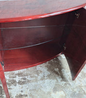 Convex_Sideboard_by_Aldo_Tura_in_Parchment_Lacquered_Finish,_Italy_circa_1990