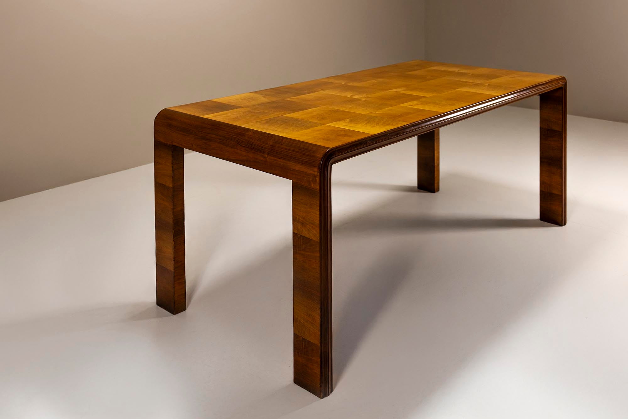 Italian_Dining_Table_with_Checkered_Inlay_in_the_Style_of_Paolo_Buffa,_Italy_1950s