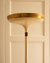 1970s_Cream_White_and_Gold_Floor_Lamp,_Italy