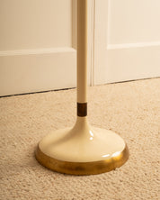 1970s_Cream_White_and_Gold_Floor_Lamp,_Italy
