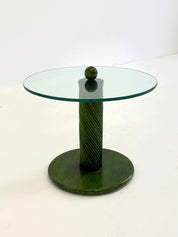 Set_of_2_Italian_green_side_tables_with_bamboo_base_and_glass_top