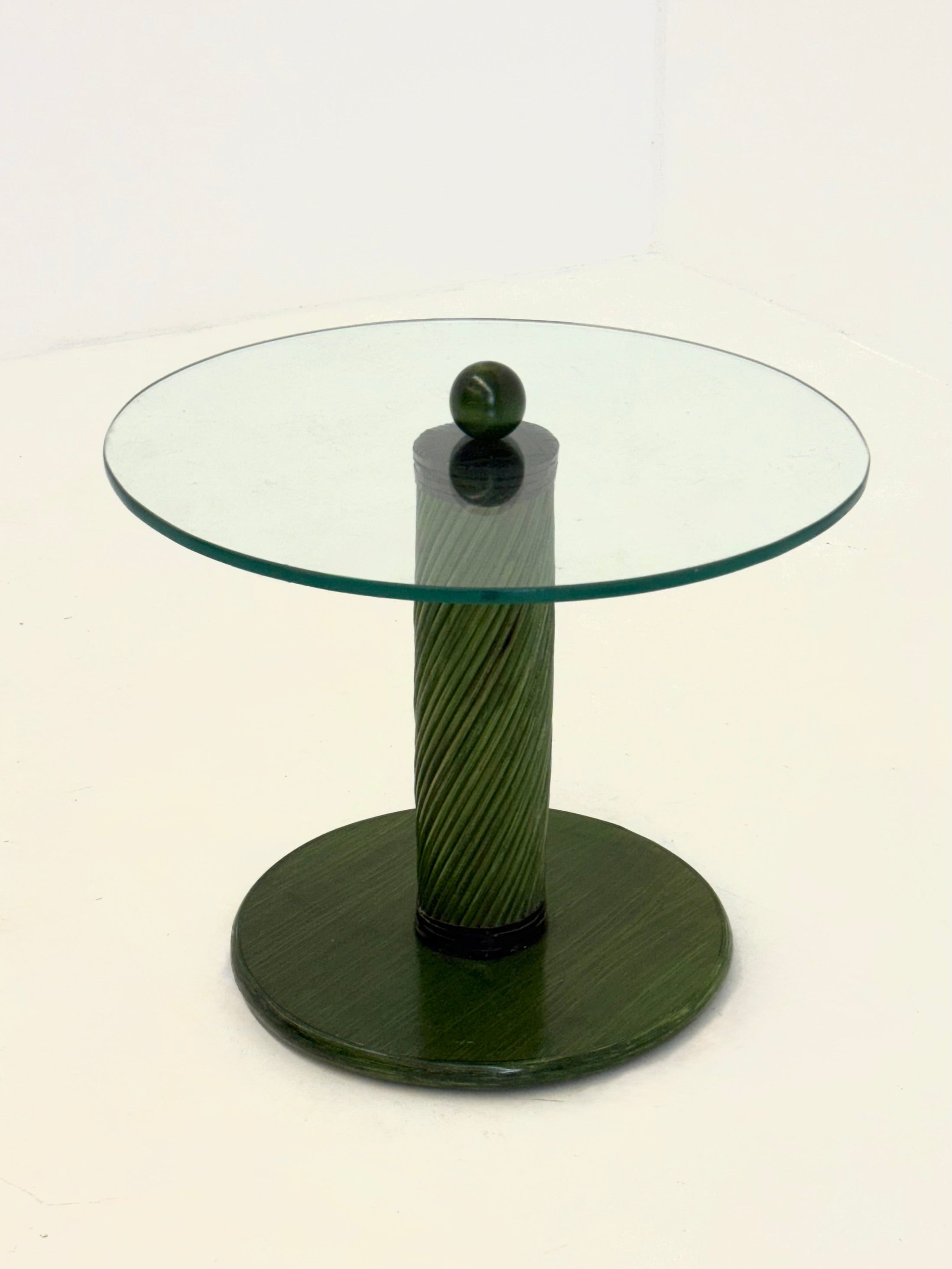 Set_of_2_Italian_green_side_tables_with_bamboo_base_and_glass_top