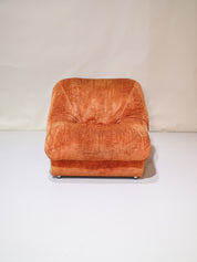 Italian_lounge_chair_orange_vintage_orange_1970s