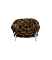 Italian_Lounge_Chair_with_Tubular_Frame_and_Patterned_Upholstery,_1970s