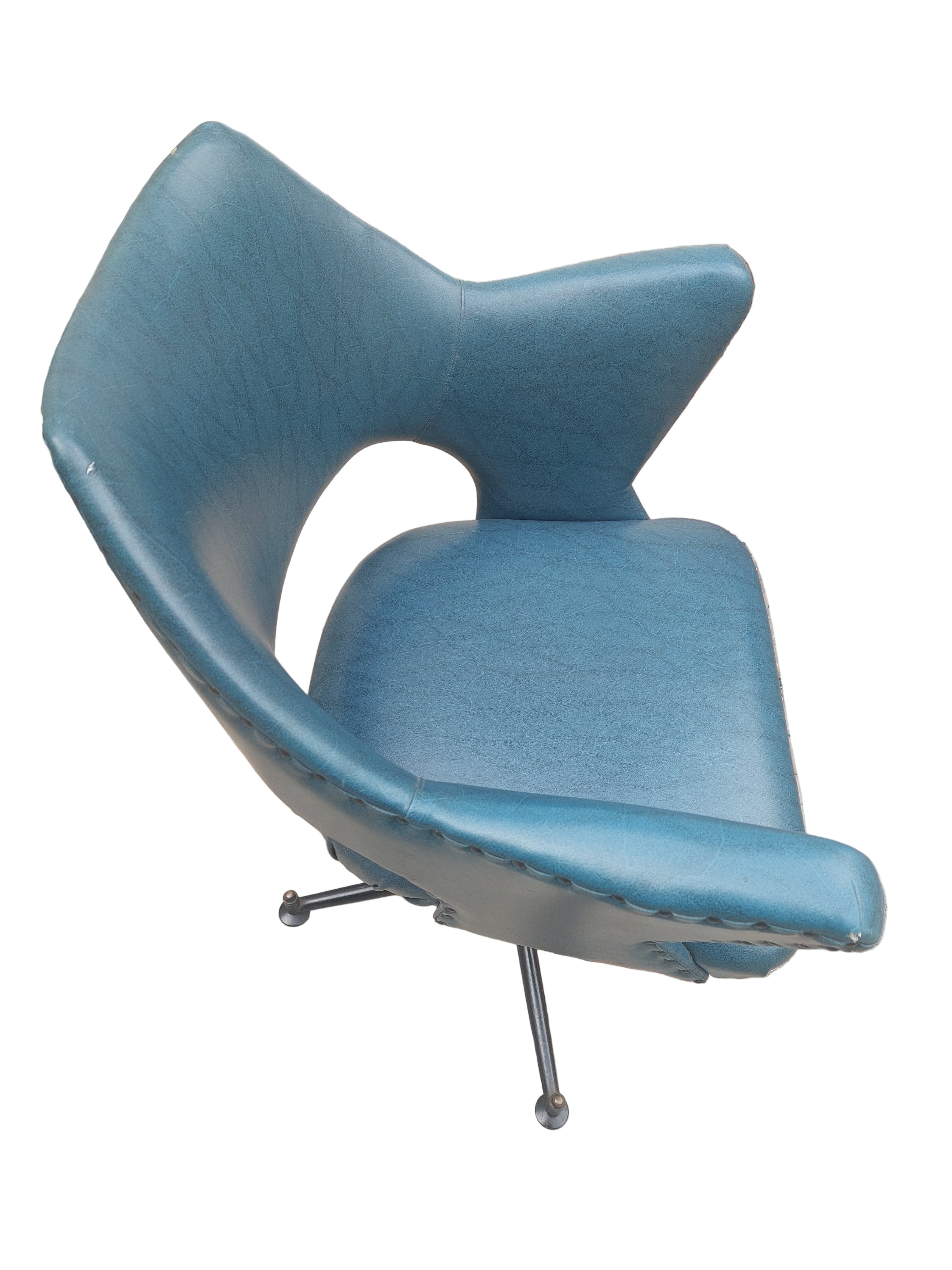Mid_Century_Swivel_Chair_by_Osvaldo_Borsini_from_1950s