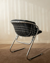 Set_of_4_Flynn_Dining_Chairs_by_Gastone_Rinaldi_for_Thema,_Chrome_&_Charcoal_Upholstery,_Italy,_1970s