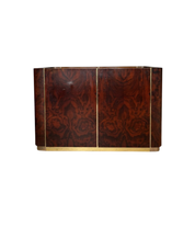 Italian_Modernist_Dry_Bar_Cabinet_in_Walnut_Burl,_Brass_and_Mirror,_1970s