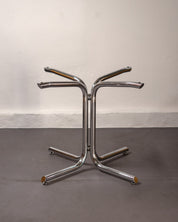 Round_Dining_Table_made_of_Tubular_Chrome_Steel_and_Smoked_Glass