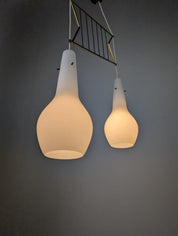 Italian_Stilnovo_Style_Pendant_Lamp_with_Opaline_and_Brass_Shades,_1950s