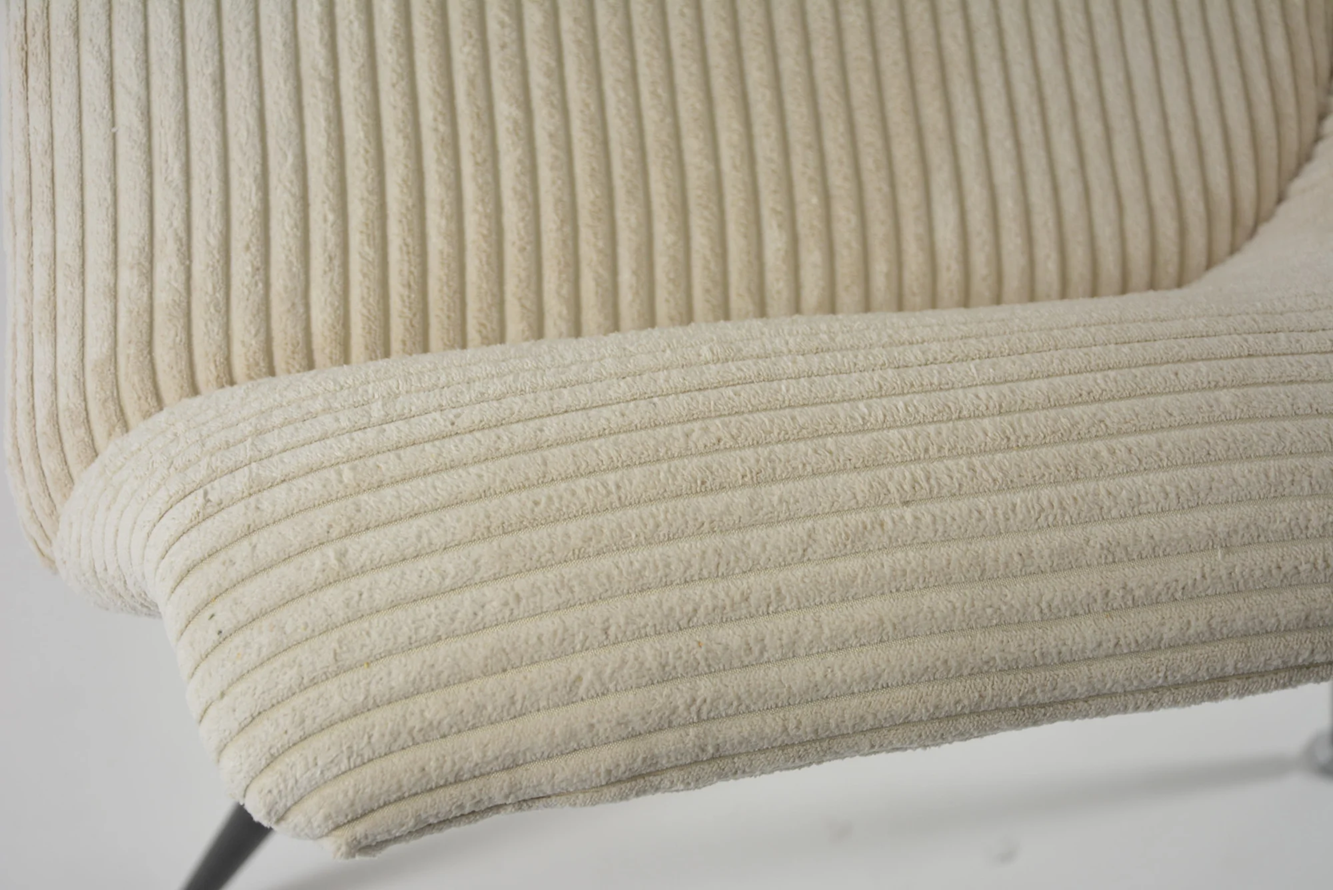 1970s_Shell_Armchair_in_Ivory_Corduroy_with_Chrome_Metal_Legs