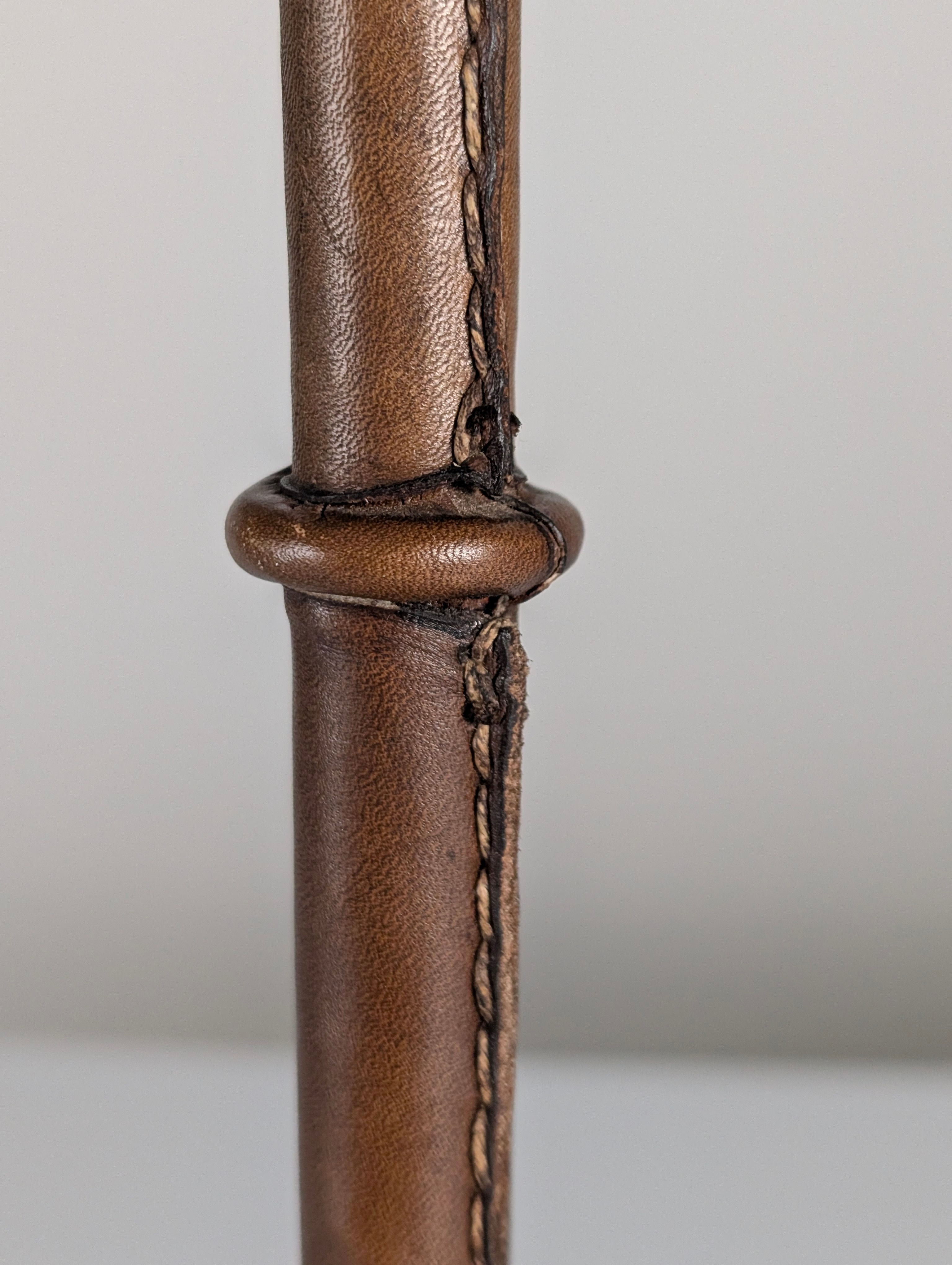 Leather_Table_Lamp_by_Jacques_Adnet_in_Brown_Saddle-Stitched_Leather,_France,_1950s