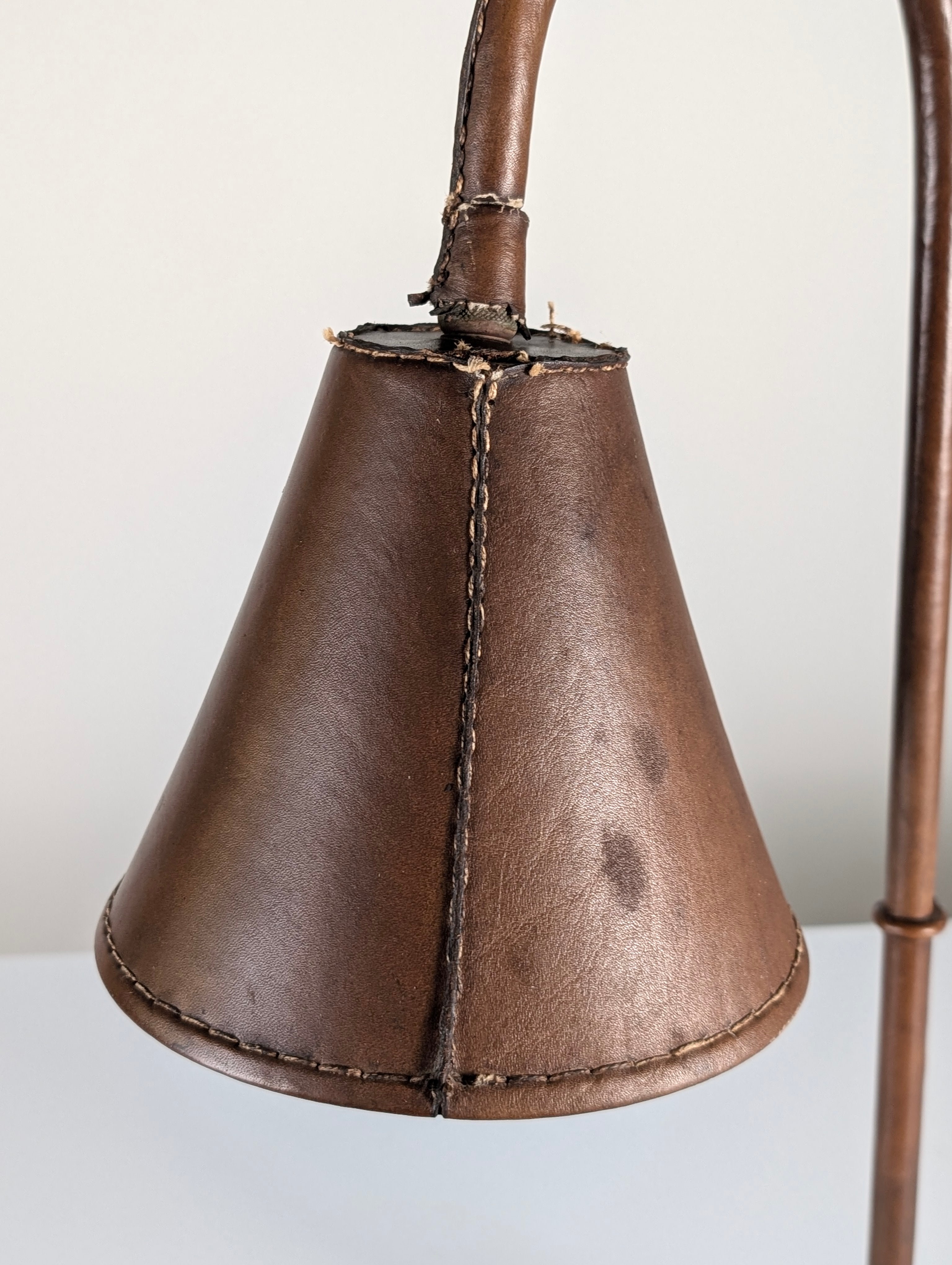 Leather_Table_Lamp_by_Jacques_Adnet_in_Brown_Saddle-Stitched_Leather,_France,_1950s