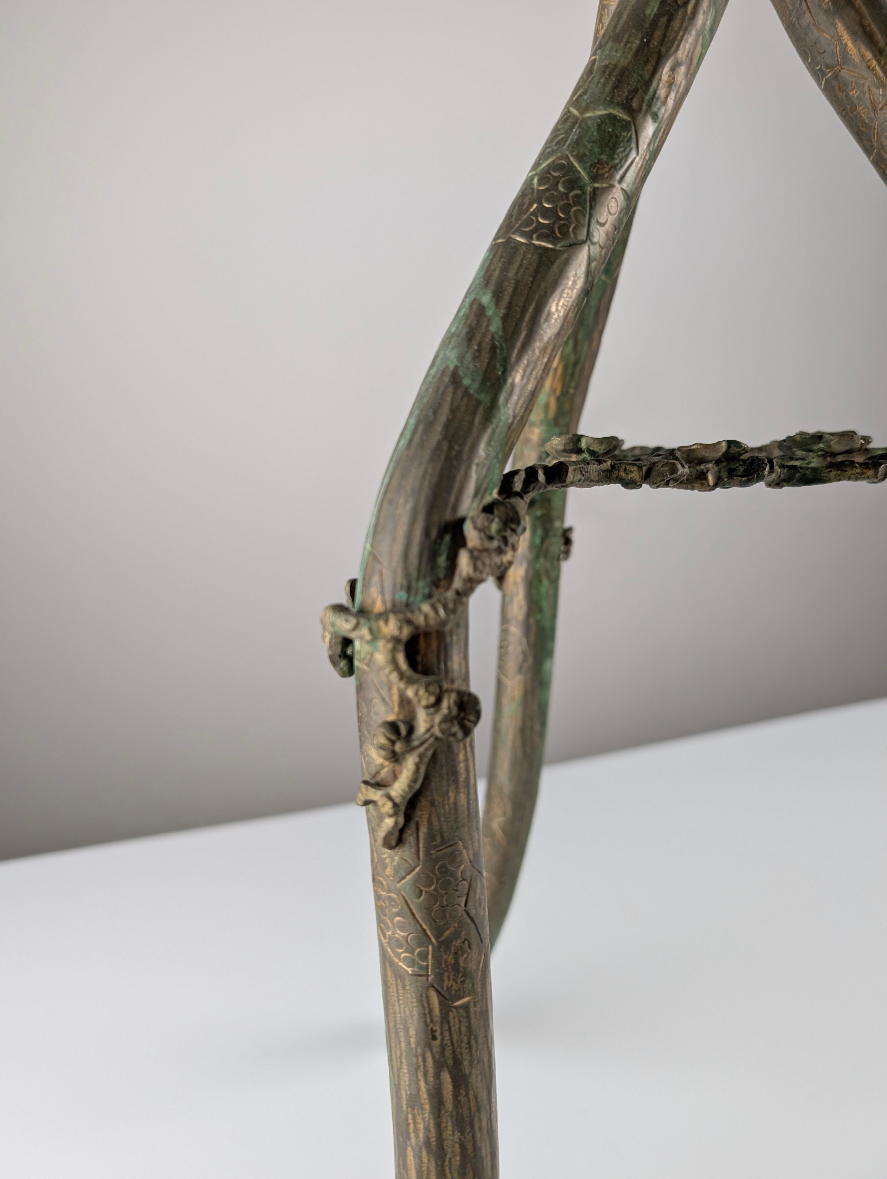 Japanese_Art_Nouveau_Bronze_and_Brass_Side_Table,_1920s