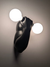 Black_Ceramic_Arm_Wall_Sconce_by_J.C._Peiré,_Sculptural_Design,_1970s,_France