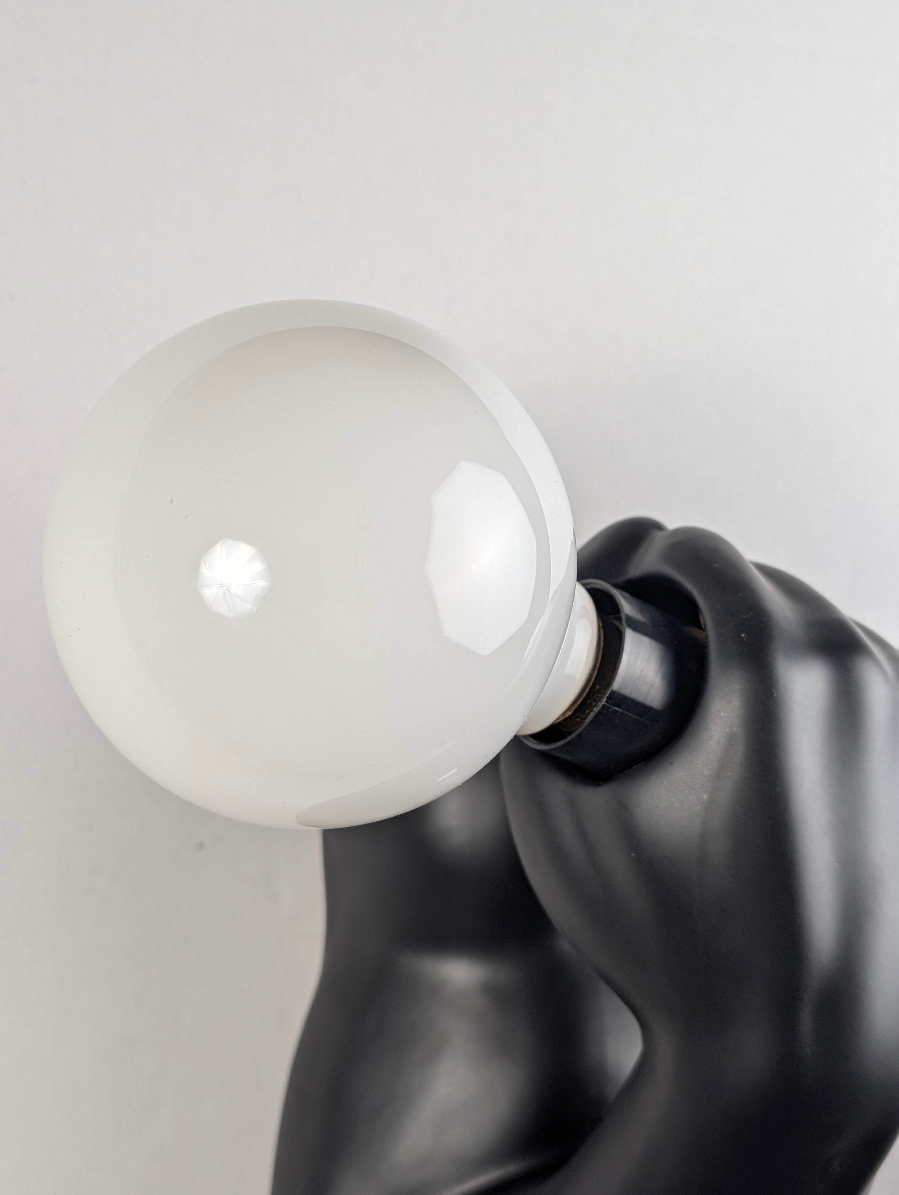 Black_Ceramic_Arm_Wall_Sconce_by_J.C._Peiré,_Sculptural_Design,_1970s,_France
