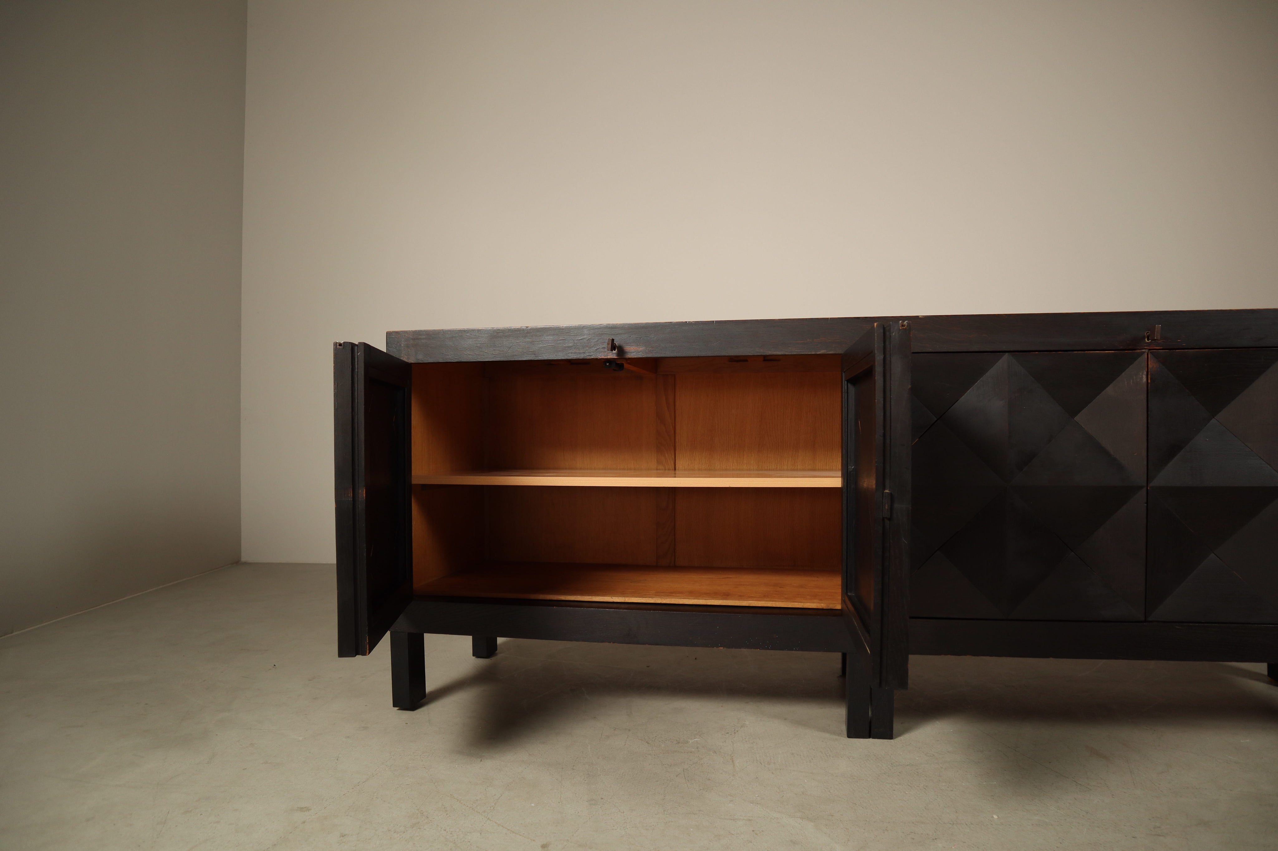 Brutalist_Four-Door_Sideboard_by_Jean_Batenburg_for_MI_in_Ebonized_Oak,_Belgium,_1960s