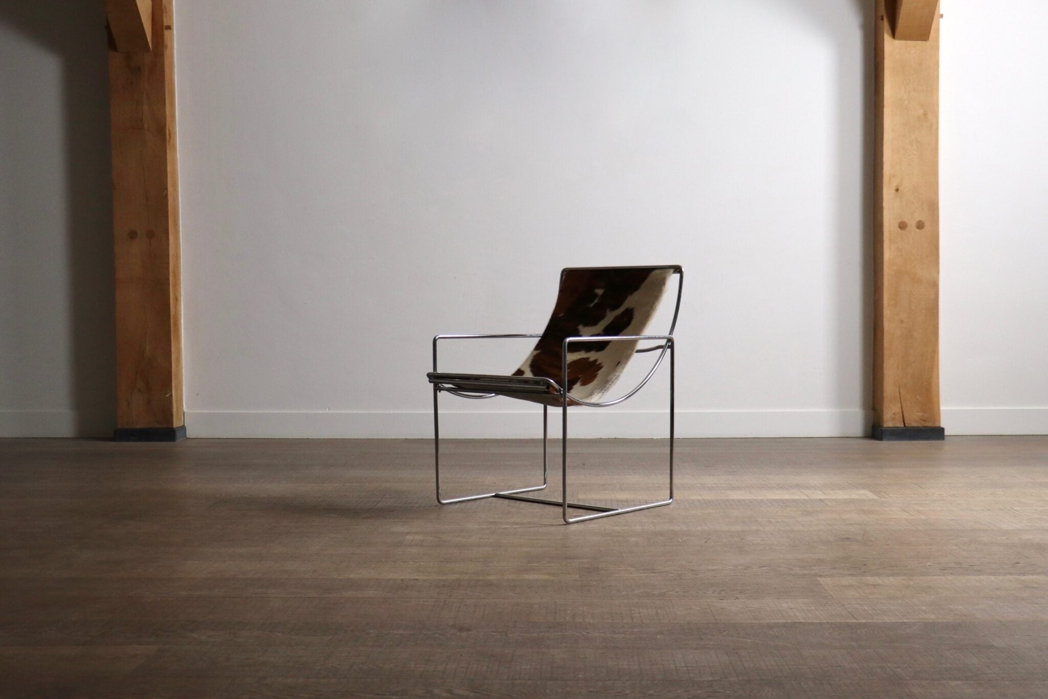 Jean_Gillon_Jangada_Lounge_Chair_with_Ottoman_in_Cognac_Leather,_Brazil,_1960s