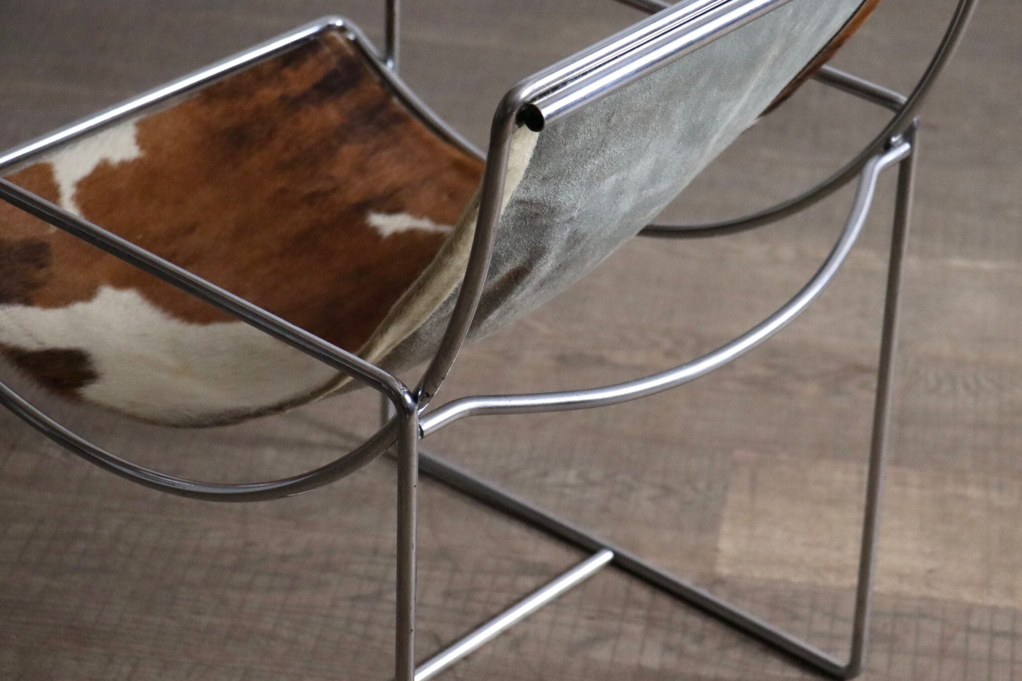 Jean_Gillon_Jangada_Lounge_Chair_with_Ottoman_in_Cognac_Leather,_Brazil,_1960s