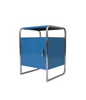 Jindřich_Fenyves_B_107_Bauhaus_Nightstand_for_Thonet_in_Blue_Lacquer_and_Chrome,_1930s