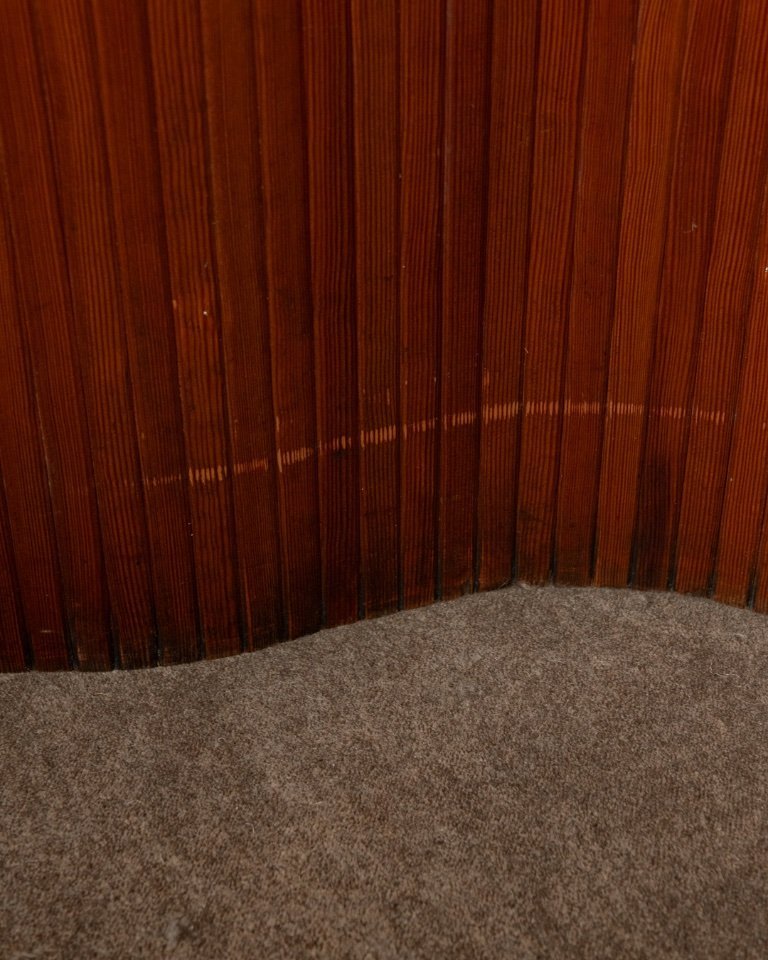 Jomain_Baumann_XL_Tambour_Room_Divider_in_Pine_for_Baumann,_France,_1930s