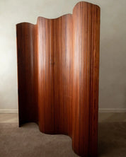 Jomain_Baumann_XL_Tambour_Room_Divider_in_Pine_for_Baumann,_France,_1930s