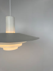 Karlebo_XXL_Pendant_Lamp_by_Skaarup_&_Jespersen_for_Fog_&_Mørup,_White_Lacquered_Metal,_Denmark,_1970s