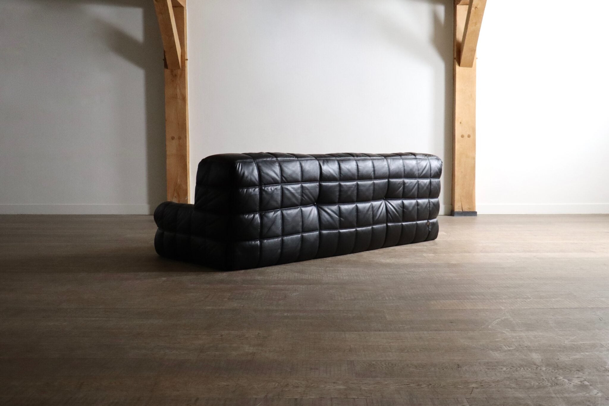 Kashima_Three_Seater_Sofa_by_Michel_Ducaroy_for_Ligne_Roset,_Cream_Leather,_1970s_French_Design