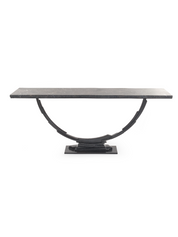 Kennerson_Sculptural_Console_in_Plaster_and_Samba_Brown_Stone
