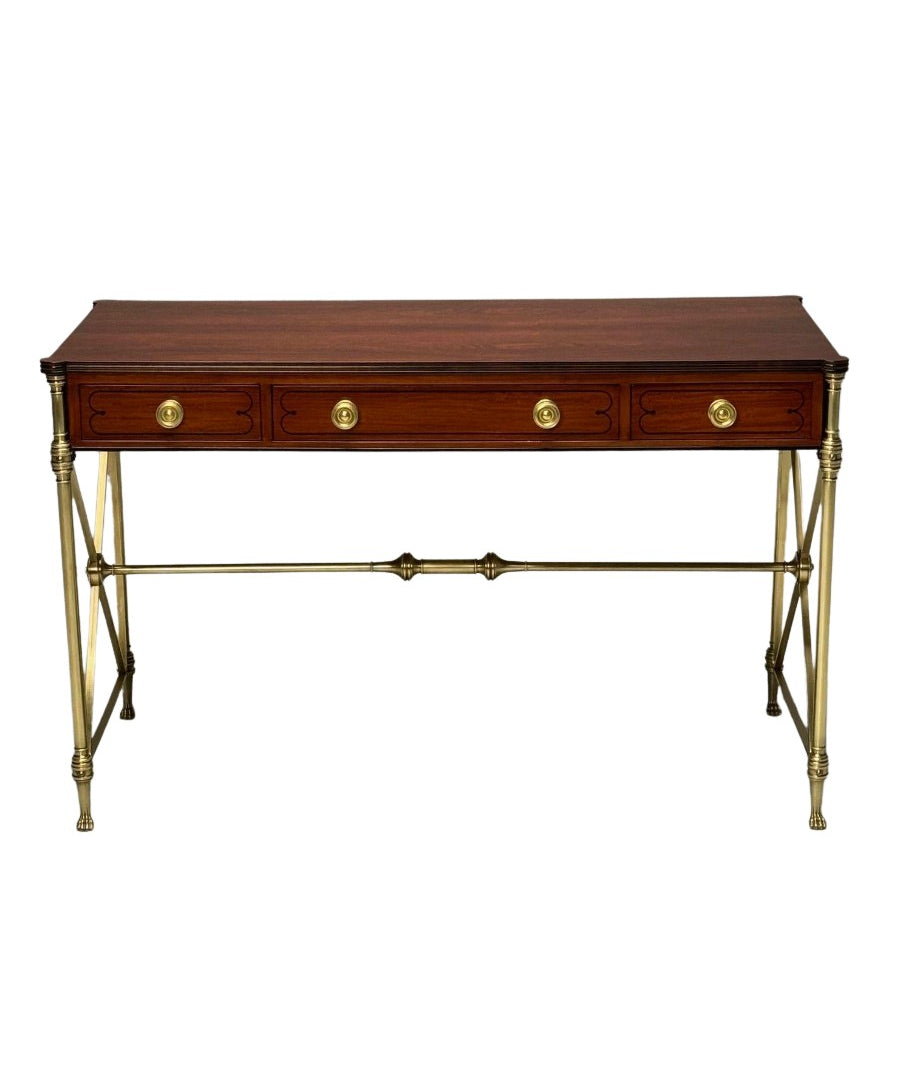 Kittinger_English_Regency_Campaign_Desk_,_Rosewood_&_Satinwood_1950s_USA