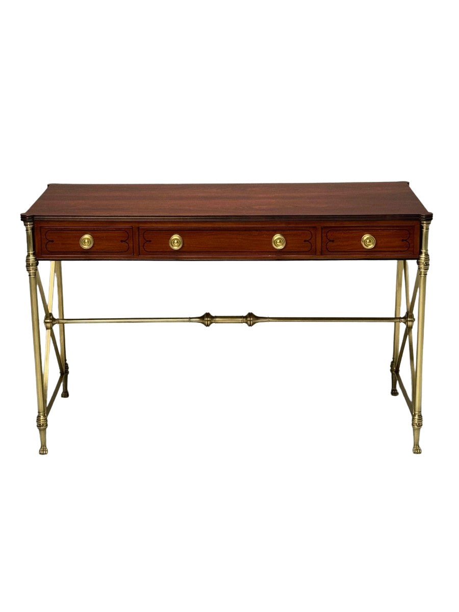 Kittinger_English_Regency_Campaign_Desk_,_Rosewood_&_Satinwood_1950s_USA