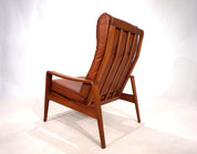 Komfort_teak_leather_armchair_by_Arne_Wahl_Iversen,_1960