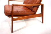 Komfort_teak_leather_armchair_by_Arne_Wahl_Iversen,_1960