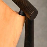 Norr11_Samurai_Lounge_Chair_in_Oak_and_Saddle_Leather,_Denmark