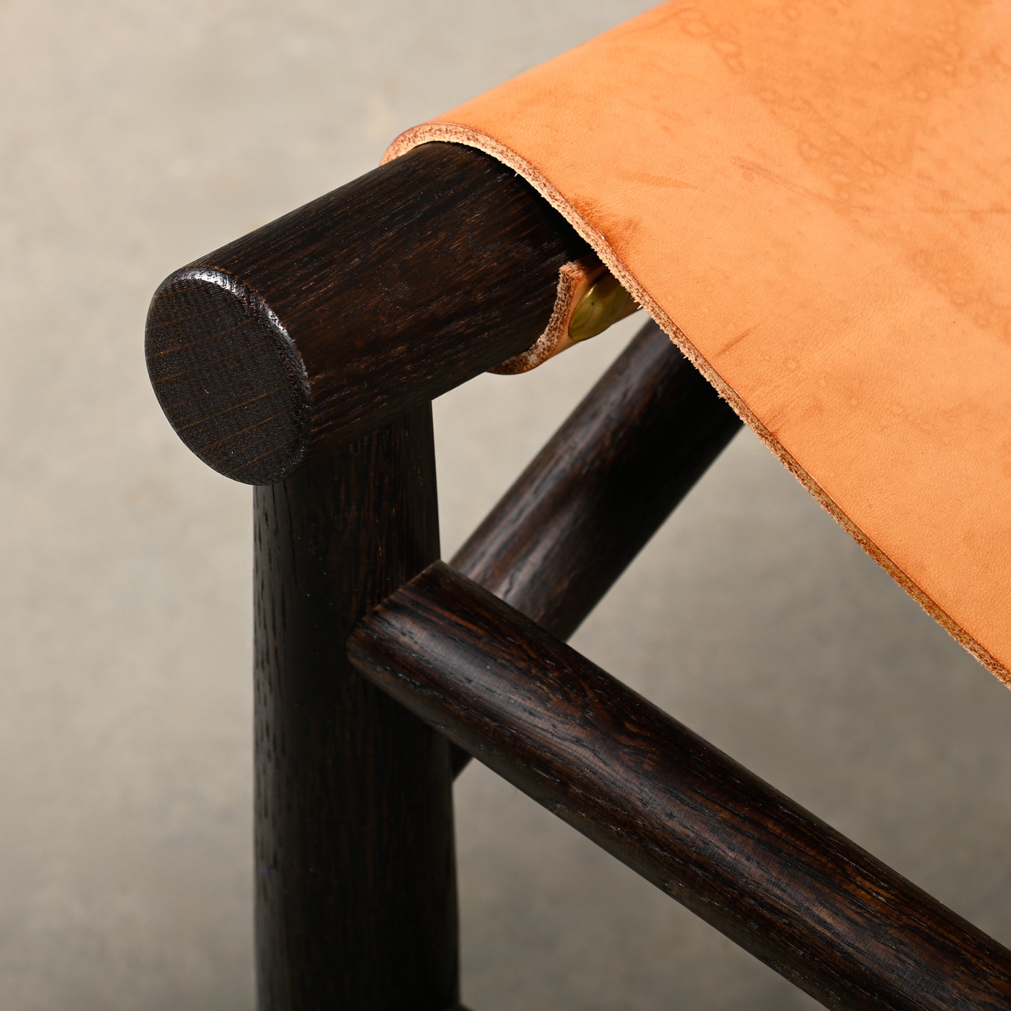 Norr11_Samurai_Lounge_Chair_in_Oak_and_Saddle_Leather,_Denmark
