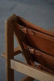 Kurt_Østervig_Hunting_Chair_in_Oak_and_Leather,_Denmark_1960s