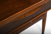 Kurt_Østervig_Low_Walnut_Sideboard_with_Bookcase_Top_1950s