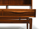 Kurt_Østervig_Low_Walnut_Sideboard_with_Bookcase_Top_1950s