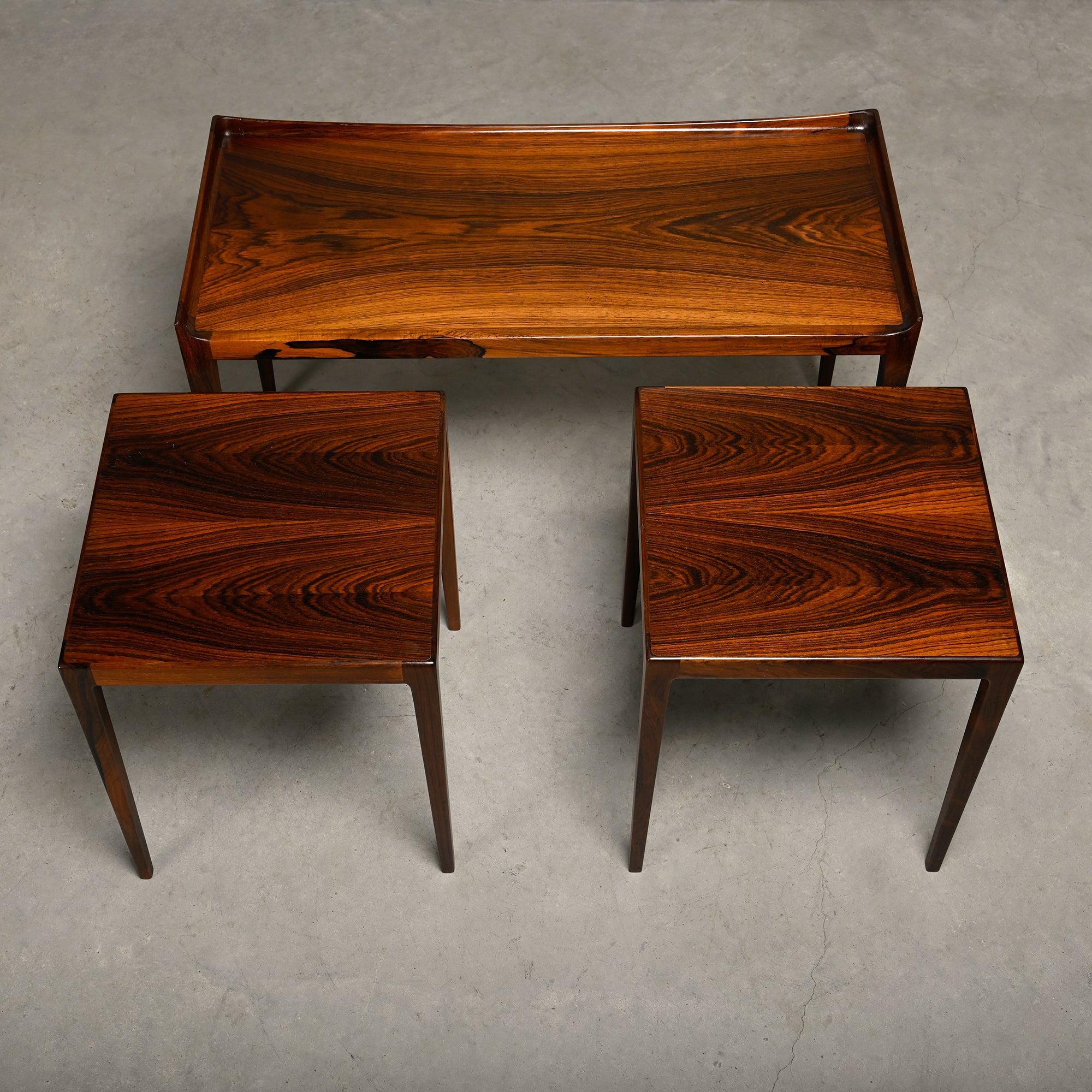 Set_of_3_Nesting_Side_Tables_by_Kurt_Østervig_for_Jason_Møbler,_Rosewood,_Denmark_1958