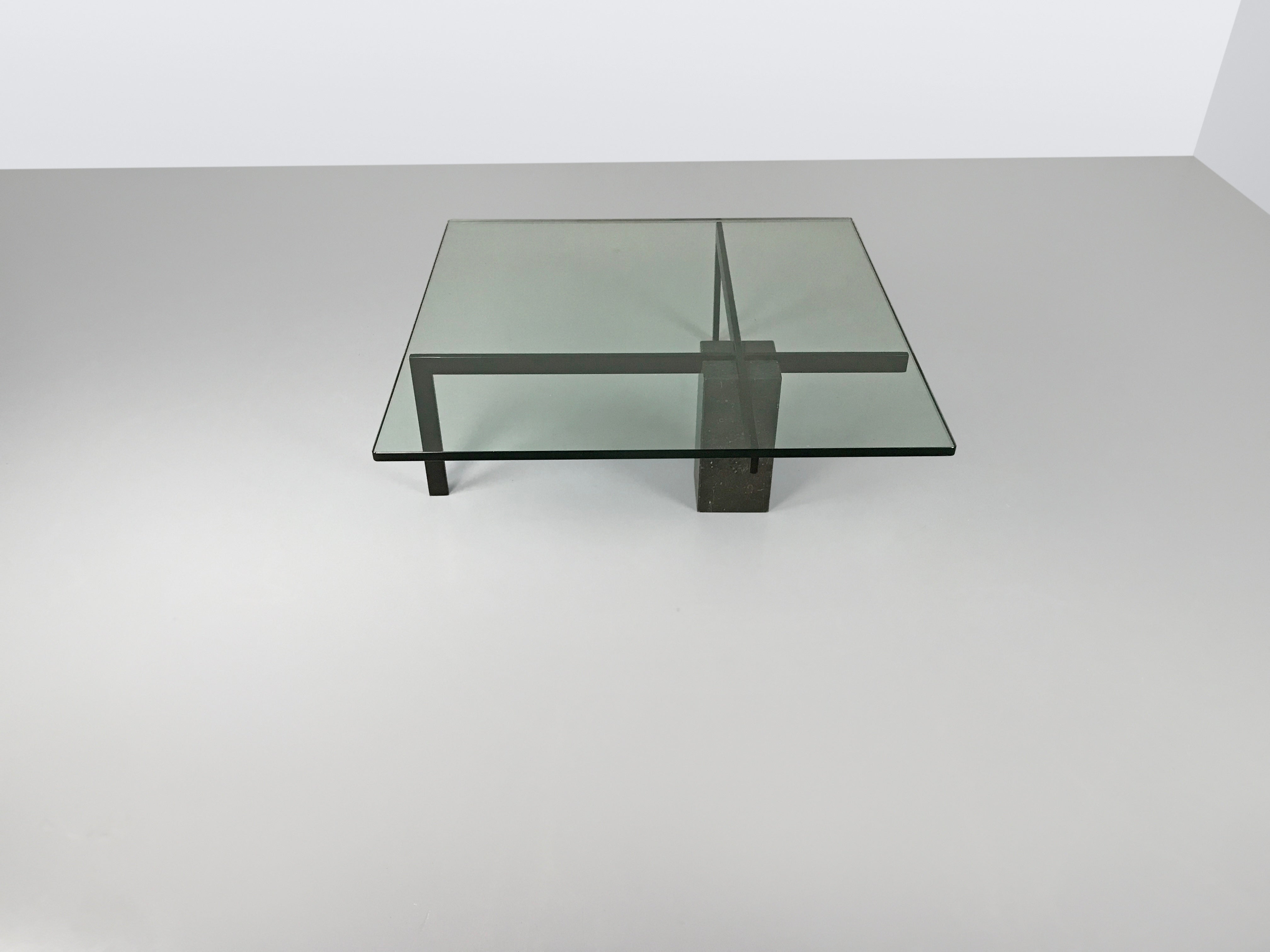 KW1_glass,_metal_and_granite_coffee_table_by_Hank_Kwint_for_Metaform_1980s