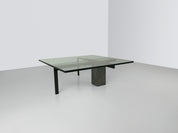 KW1_glass,_metal_and_granite_coffee_table_by_Hank_Kwint_for_Metaform_1980s